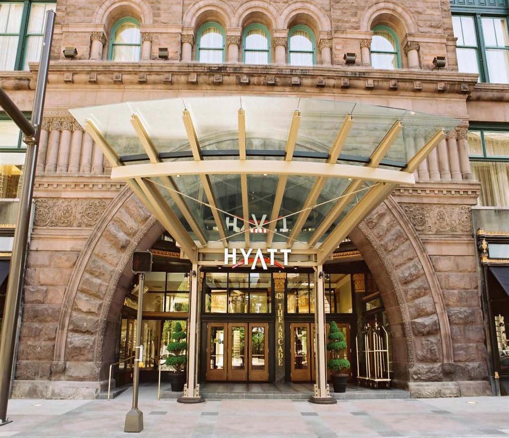 HYATT REGENCY AT THE OLD ARCADE Cleveland, Ohio Project Sector: Hospitality Project Attributes: 364,000 sf total renovation area Historic renovation / adaptive reuse project 293 hotel guest suites