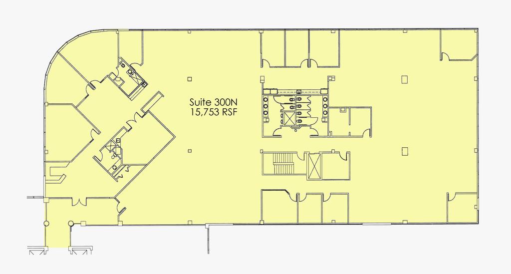 2301 West Big Beaver Road, Suite 950 For More Information, Contact: 2125 Butterfield Drive Third Floor - North Area (Drawing Not to Scale)