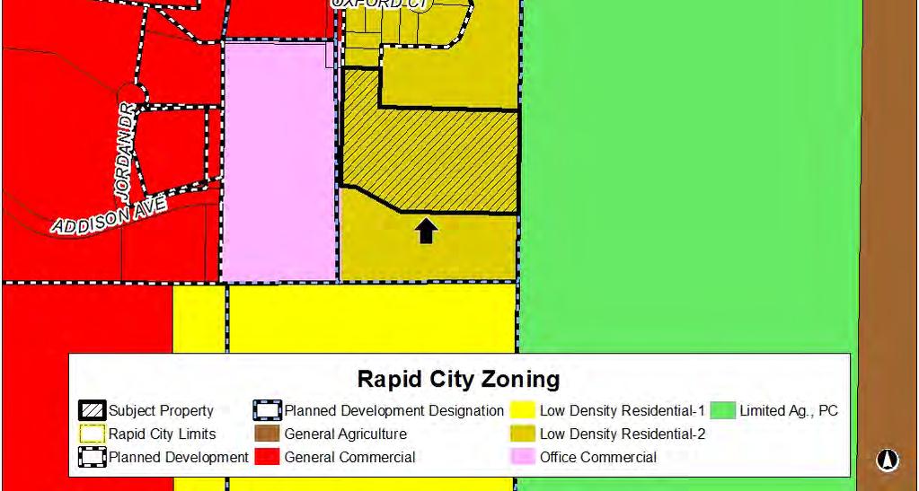 Subject Property and Adjacent Property Designations Existing Comprehensive Plan Existing Land Use(s) Zoning Subject Property