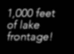 Lake Frontage: Over 1,000 feet on Crooked Lake