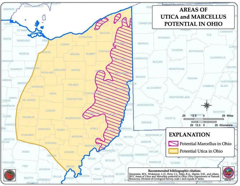 Utica and Marcellus Shale Development for Ohio Schools Recent technological advancements have made it possible to produce oil, natural gas, and certain liquids (such as ethane, methane, and propane)