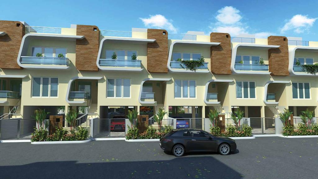 Triplex Villas: Breaking the myth that only celebrities can have it! A brief glance is all it takes to appreciate the exquisite triplex.