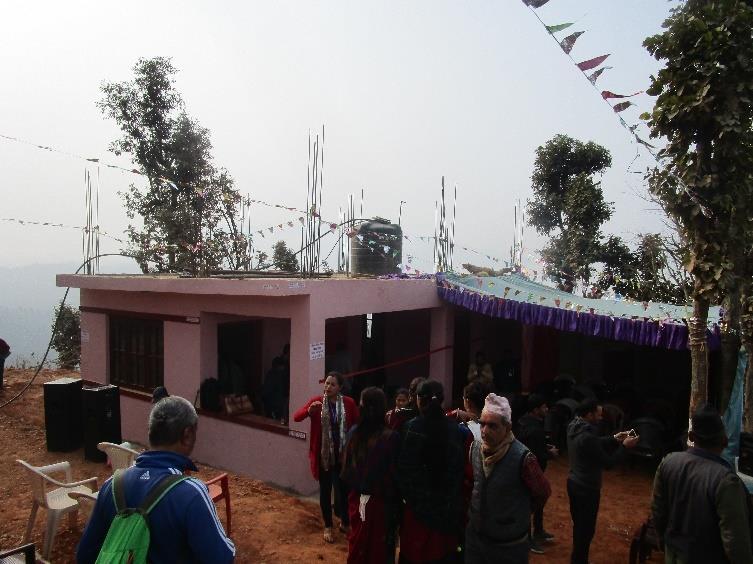 , Nepal Photos Caption: overview of the demo house constructed by the Caption: Mr.