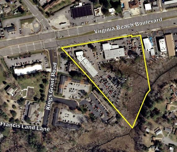 Motor vehicle sales & repair / B-2 Community Business Surrounding Land Uses and Zoning Districts North Virginia
