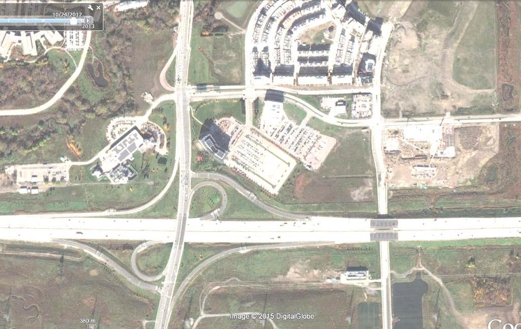 IBM Office Building Commercial Legend: Rouge River Bethel Cemetery ETR Hwy Phase 407 One & RSC Property Phase One Study Area Inferred Groundwater Flow Creek Surface Drainage 0.