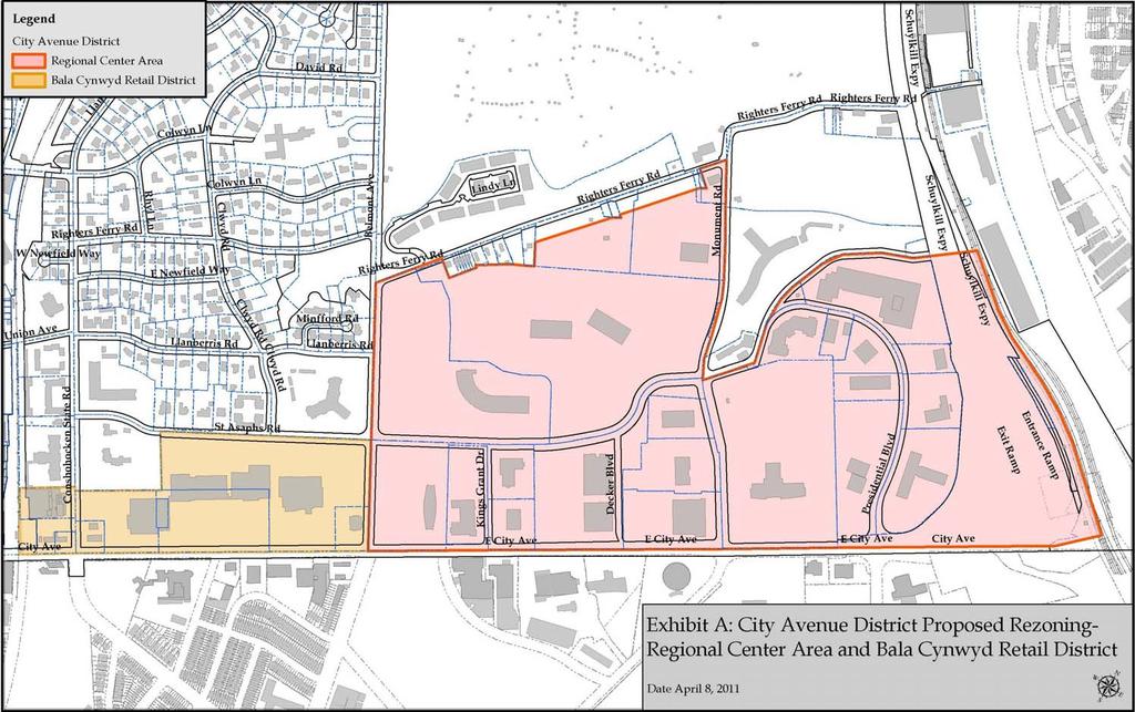 Proposed Regional Center Area