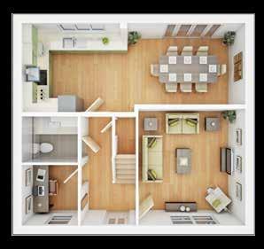 Stanton 5 bedroom living space Ground Floor * Living Room 4.m 3.75m 3'6" 2'4" Kitchen 3.4m 3.2m 2'" '3" Dining Area 3.
