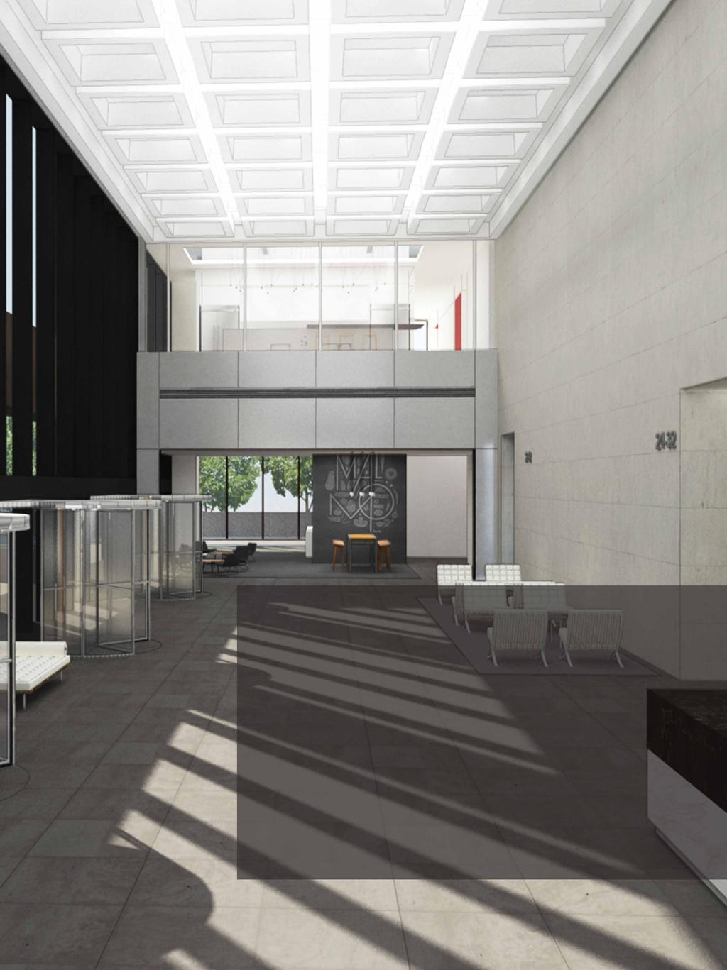 17th Street Plaza, Denver Spacious lobby with elegant finishes coming soon!