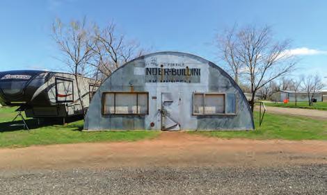 163 acres) Quonset hut offers a steel roof and siding, single phase power