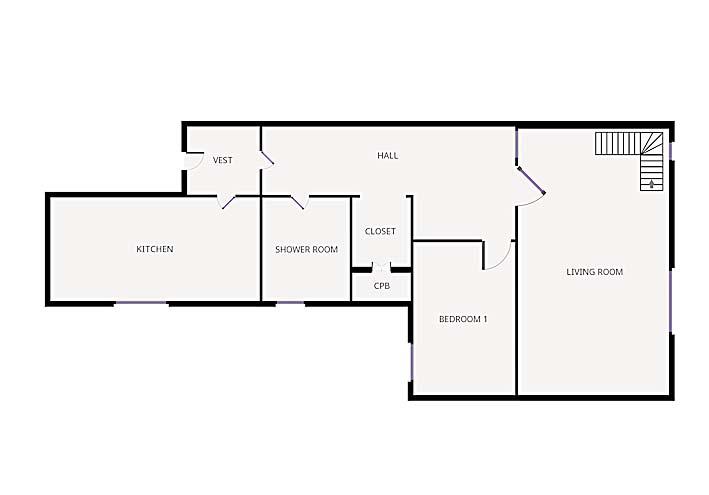 Approximate dimensions: First Floor LANDING VESTIBULE (Shared) VESTIBULE KITCHEN 4.26m x 2.71m HALL 6.35m x 1.