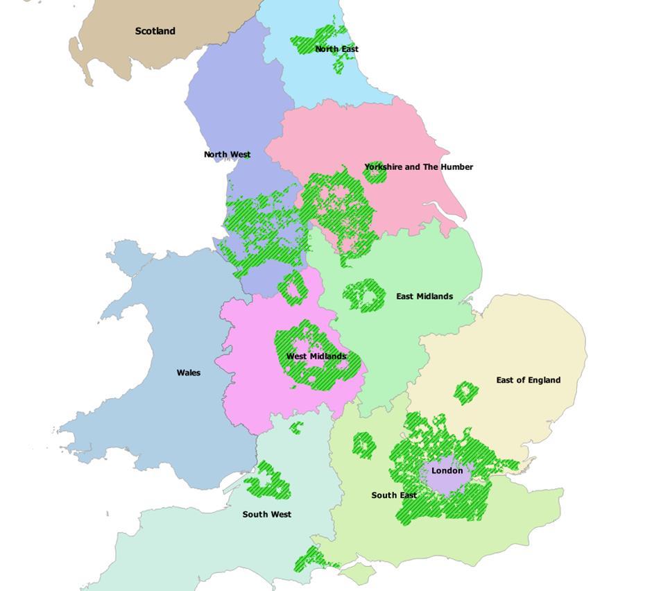 Background This report provides data and analysis of the pattern of development in the English Greenbelt since 2009.