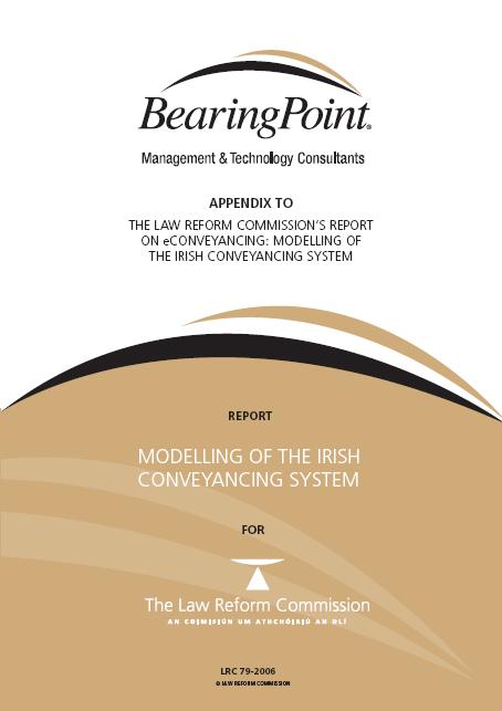 LRC e-conveyancing REPORT - 2006 Vision & Strategic Objectives Process - develop & implement an electronic conveyance process Information - conversion of information into digital form IT Systems -