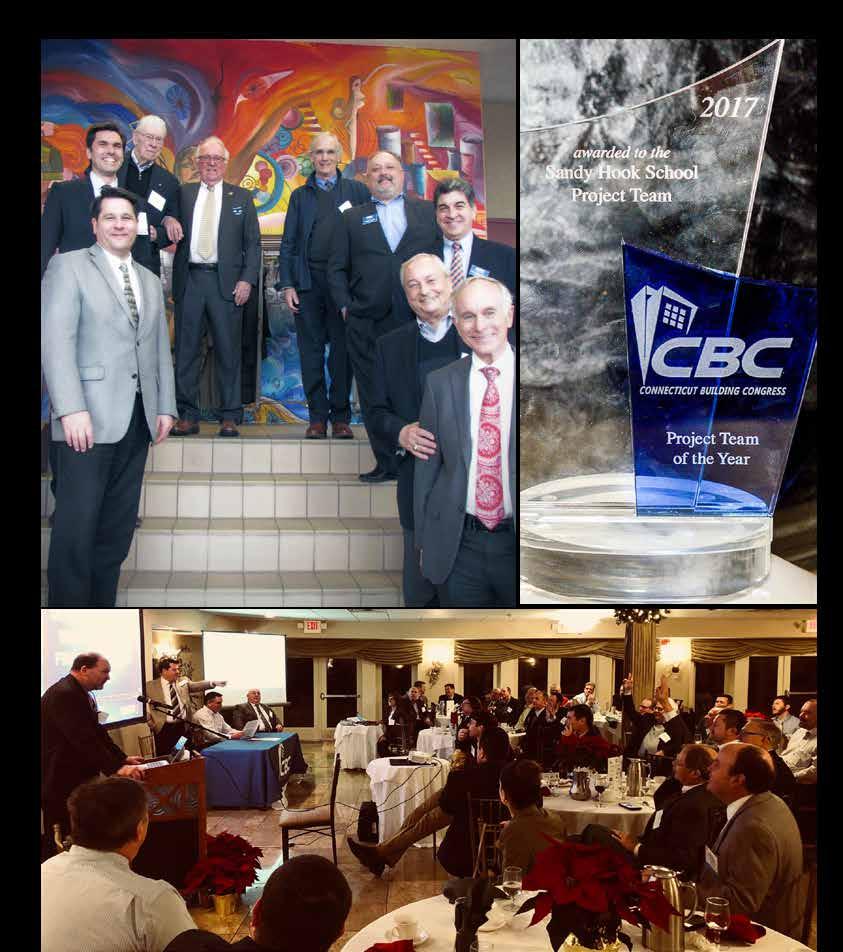 Top left: CBC Past Presidents were honored at the March 2018 event, CBC Election Year Outlook, at CCSU.
