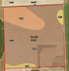 acres 162 acres Tract 2 Soil Map FSA Information: 317.9 acres enrolled in the PLC program.