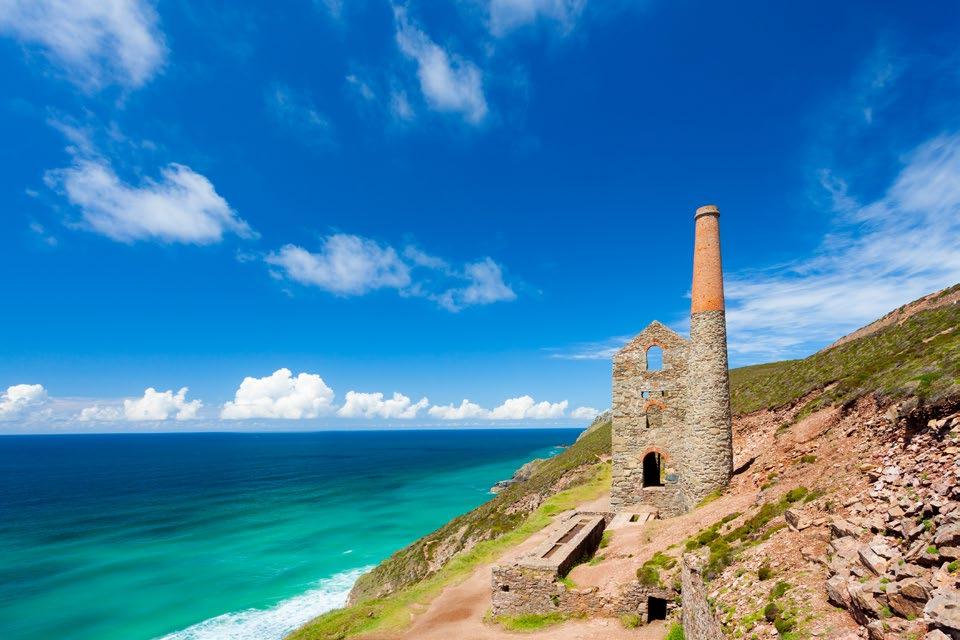 The beacon rises up behind St Agnes and from the cliffs one can survey up to and past Perran Sands and down to St Ives, one of the many breath-taking views to be seen amongst a multitude of rambling