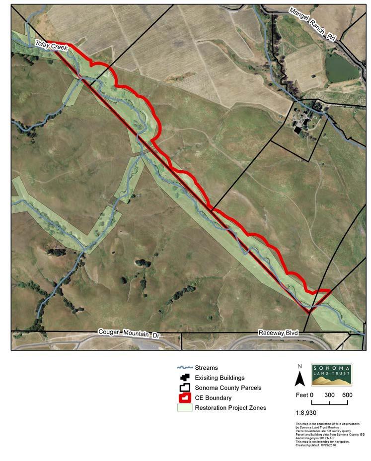 Resource Protection Easement Affirmative Obligations Acquisition & Project Goals Tolay Creek Regional Park project 1650 acre acquisition (2007) SLT owned fee title with OSD easement; transfer