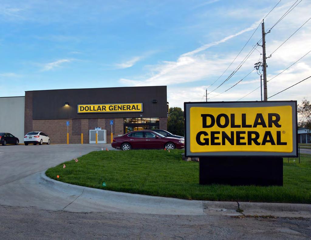 Tenant Overview ABOUT DOLLAR GENERAL Dollar General (NYSE: DG) is a chain of more than 14,000 discount stores in 44 states, primarily in the South, East, Midwest, and Southwest.
