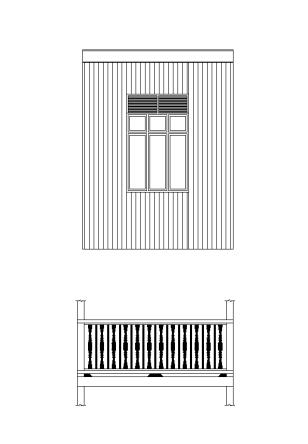Fig (31) Stair, verandas and ventilation 9.