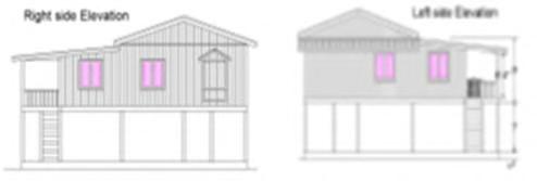 Fig (5) House Type (I) left