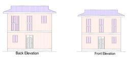 Plan Fig (20) House Type (III) left and right