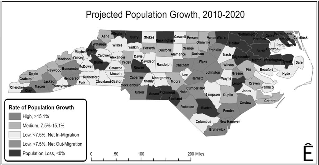 Population Growth Housing Units/