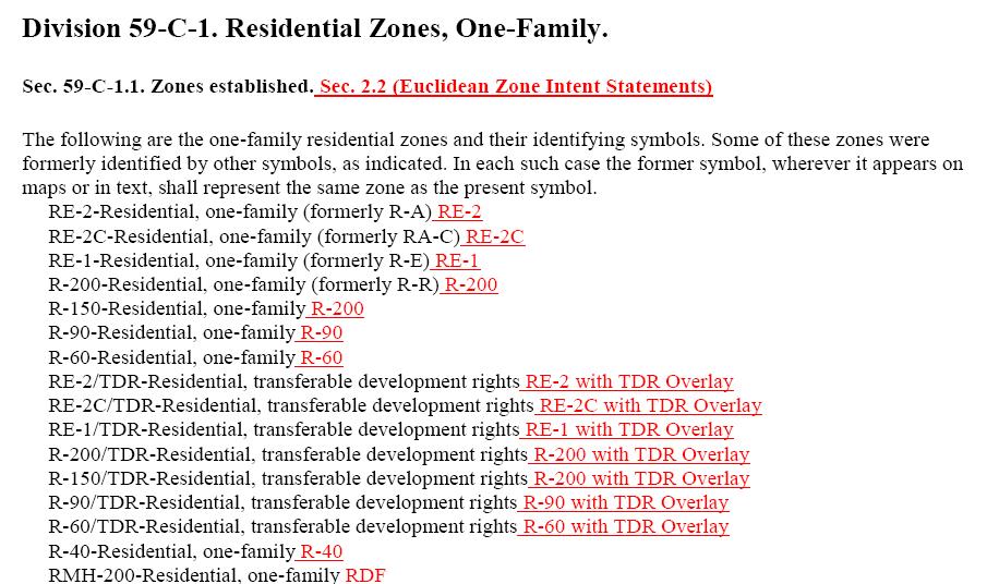 Resources Article 59-3: Uses and Use Standards Article 59-3 is significantly different in format from the current ordinance. It contains one use table comprising all the zones and uses.