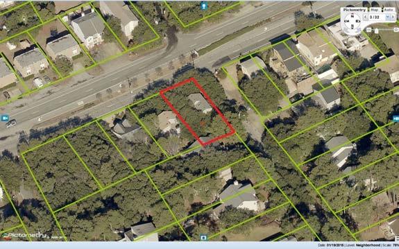 Case # 2016-BZA-00057 Property Owner Scott Vance Representative Foster Matter Public Hearing August 3, 2016 Description of Request A variance to a 17-foot side yard adjacent to a street (Calvert