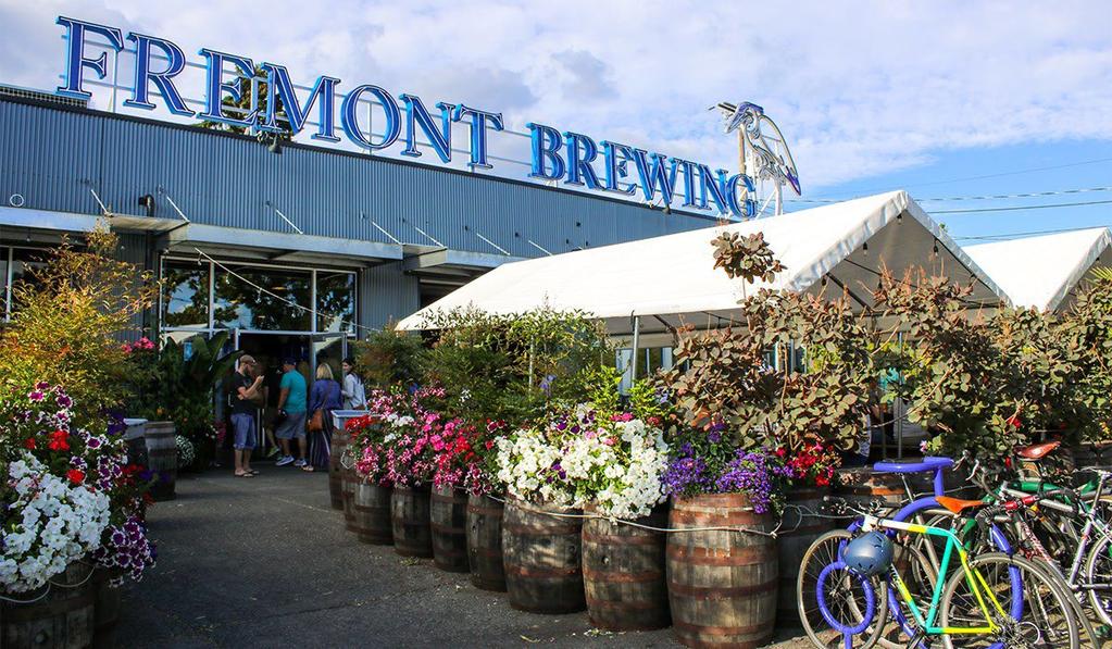 Gas Works Park, the Burke Gilman trail, multiple breweries including Fremont Brewing; and a vast array of bars and