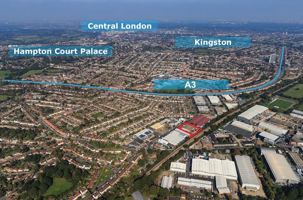 LOCATION Chessington is located in Kingston, South West London, 6 miles inside J9 of the M25.