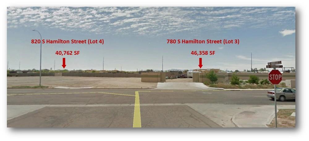 FOR SALE LAND Vacant Land For Office/Industrial Use 780 S Hamilton Street, Chandler, AZ 85225 PROPERTY SUMMARY Sale Price: $301,327 Lot Size: 1.