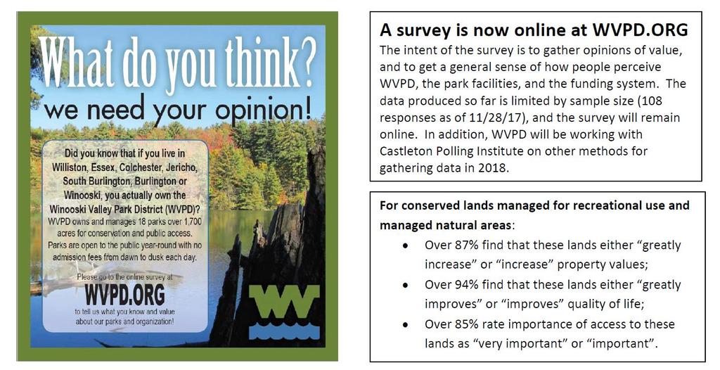 WVPD Master Plan Update and Online Survey WVPD is updating its 5-year Master Plan, and with the help of the