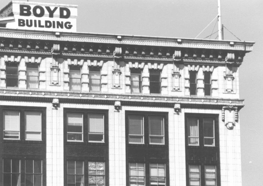 384 PORTAGE AVENUE BOYD BUILDING Plate 6 Details of the
