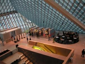 Seattle Central Library 4th Ave 1000 Seattle Washington 98104 http://wwwsplorg/ Seattle's new library was designed to be a vast "Living Room" for all Seattleites It's twisted form was derived from