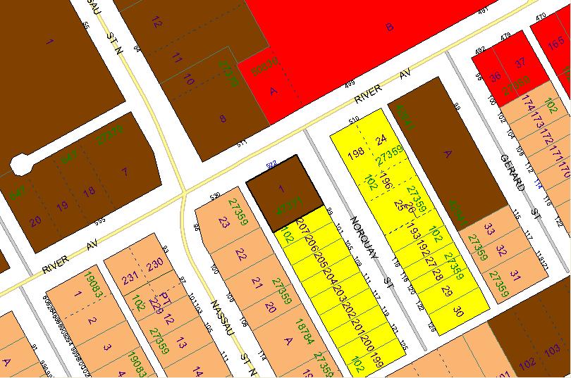 SURROUNDING LAND USES & ZONING (See Figure 2) North: Multi-family residential zoned RMF-L Residential Multi Family Large and Commercial uses zoned C2 Community Commercial South: Single-family