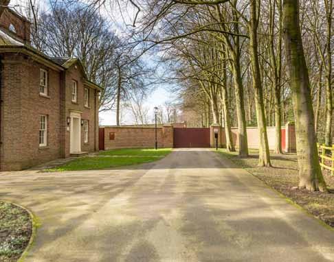 The Lodge House is an attractive brick built detached four bedroom property with separate garage lying adjacent to the east entrance and gateway to