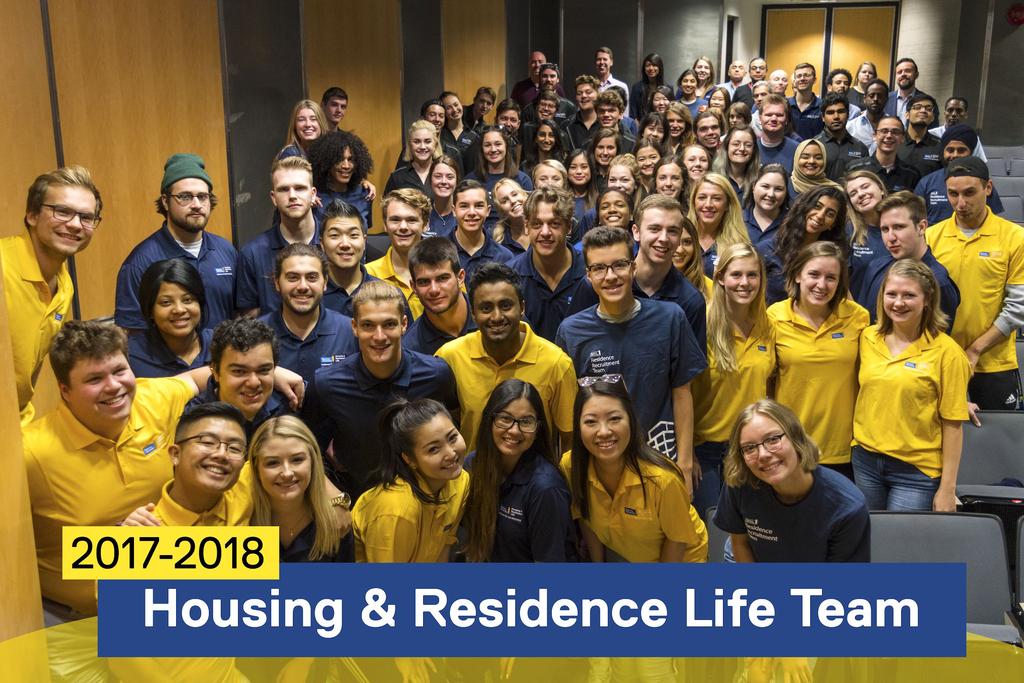 Faces Around Residence Residence Life & Education: The Residence Life Team (RLT) would like to officially welcome you to residence!