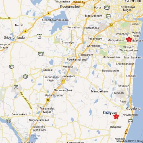 Land Marvel - Kotivakkam & Thaiyur, Chennai Kotivakkam & Thaiyur, Chennai Ramaniyam Group Committed Amount Rs. 15 Crores Disbursed Amount Rs. 15 Crores Approvals Land Area 10.
