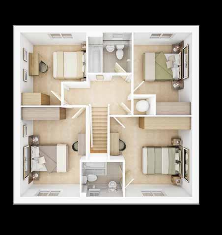 First Floor Master Bedroom (max.) 3.88m x 3.77m 12'9" x 12'5" Bedroom 2 (max.) 4.23m x 3.08m 13'11" x 10'2" Bedroom 3 (max.) 3.43m x 3.10m 11'3" x 10'2" Bedroom 4 (max.) 3.89m x 2.