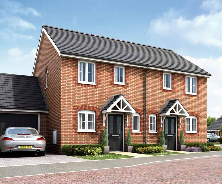 HAWTHORNE MEADOW The Canford 2 bedroom home The appeal of The Canford is in its simple yet stylish layout.