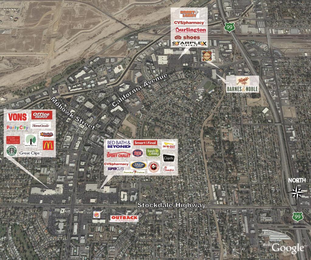 STOCKDALE WEST SHOPPING CENTER SWC CALIFORNIA AVE & LENNOX AVE, BAKERSFIELD, CA Retail Space For Lease Bakersfield, CA The depiction in the included photograph of any person, entity, sign, logo or