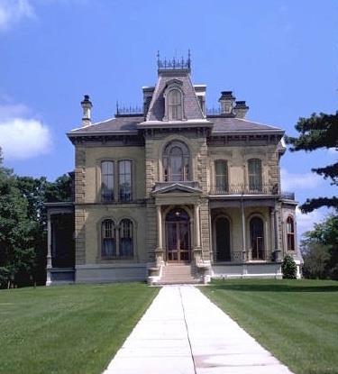 The following are homes not mentioned in the text, but shown as a Brief Review Second Empire (Mansard) Style With tall mansard roofs and wrought iron cresting, Second Empire homes create a sense of