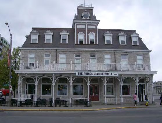 Market Square Heritage Conservation Distric Plan 2013 Prince George Hotel 200 Ontario Street Date of Construction: c.