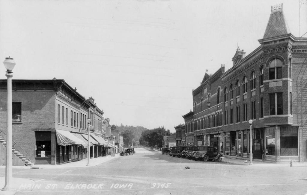 Page 6 Photographs: Historic views, top first at 109 South Main Street, before