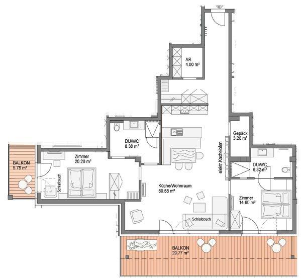 1,096,000 euros Apartment 14 Fourth Floor 2