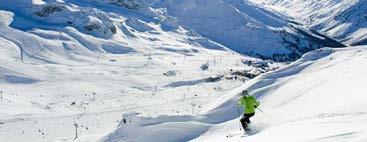 With 90% of its pistes between 2,000m and 2,872m, Ischgl is undoubtedly snow-sure with guaranteed skiing from the end of November to the beginning of May.