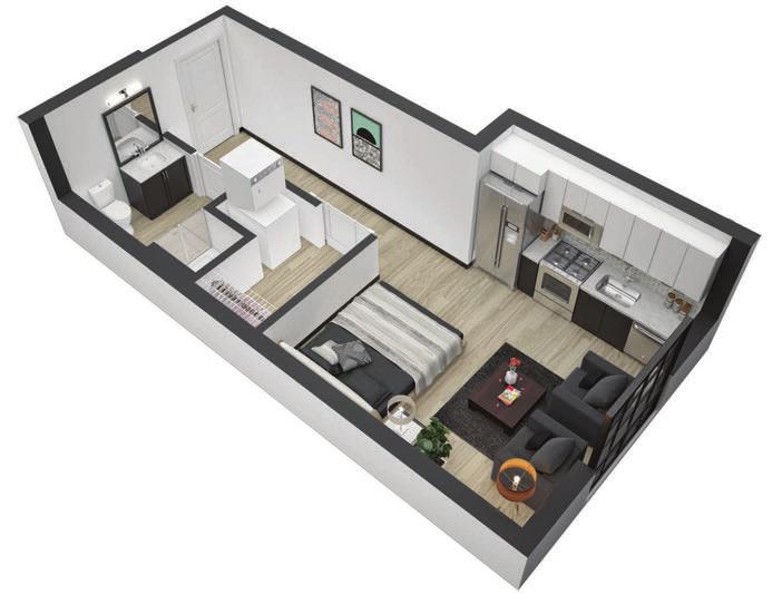 Unit Type Layout S shown i Micro BEDROOMS 0