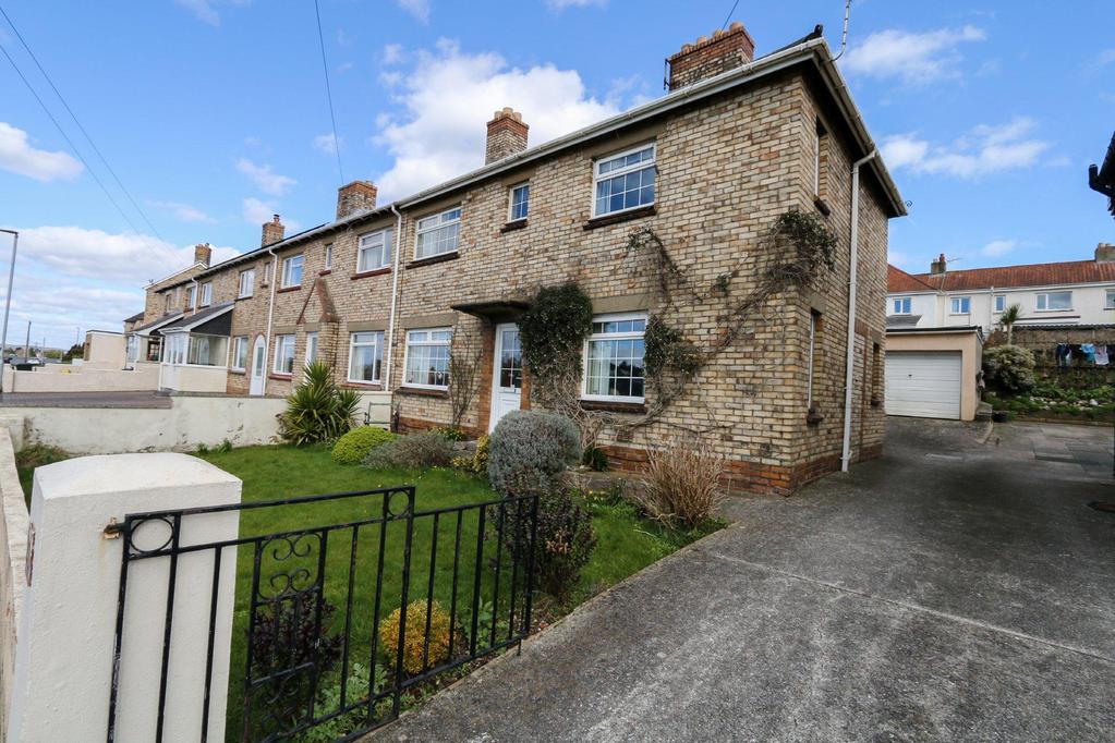 An end terrace, three double bedroom house with