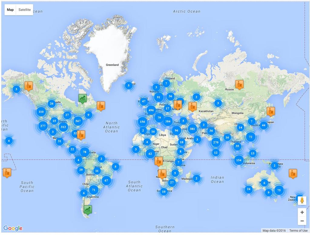 GeoMap by GeoWorld GeoWorld has now 5,500+ members & 300+ companies & organizations