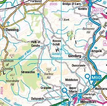 LOCATION Path of Condie is a small hamlet located south of Perth and can be accessed from the north by leaving the M90 at junction 9 (A912 Bridge of Earn).