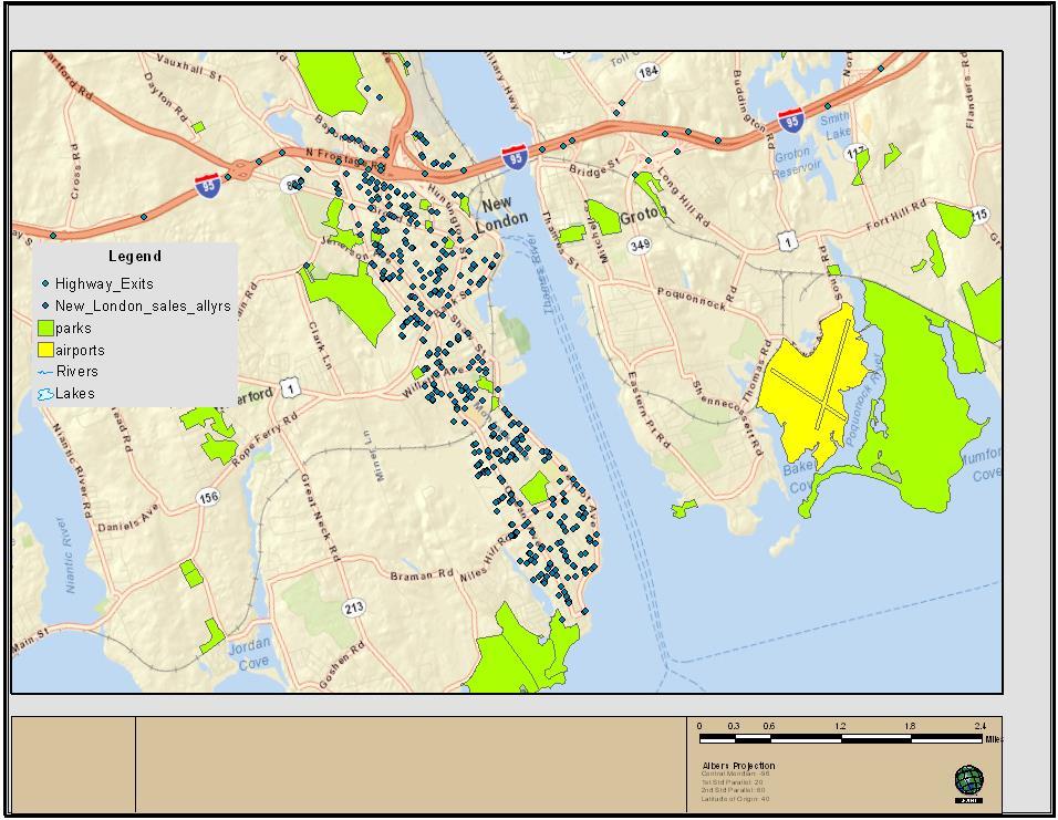 75 80 85 90 95 100 105 110 115 120 125 130 135 140 145 Mean Overall Ratios Buildings 2017, 7, x 7 of 19 Figure 1. Property sales in New London, CT for the tax years 2008 to 2009.
